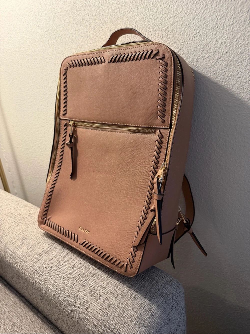 CALPAK Kaya 15” Laptop Backpack – Caramel